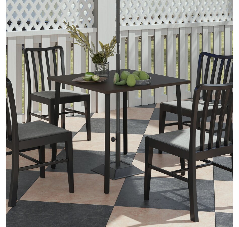 Image 964657_ALTMORE7.jpg, Product 964-657 / Price $141.99, Outsunny 31.5" Aluminium Patio Table with Umbrella Hole from Outsunny on TSC.ca's Home & Garden department