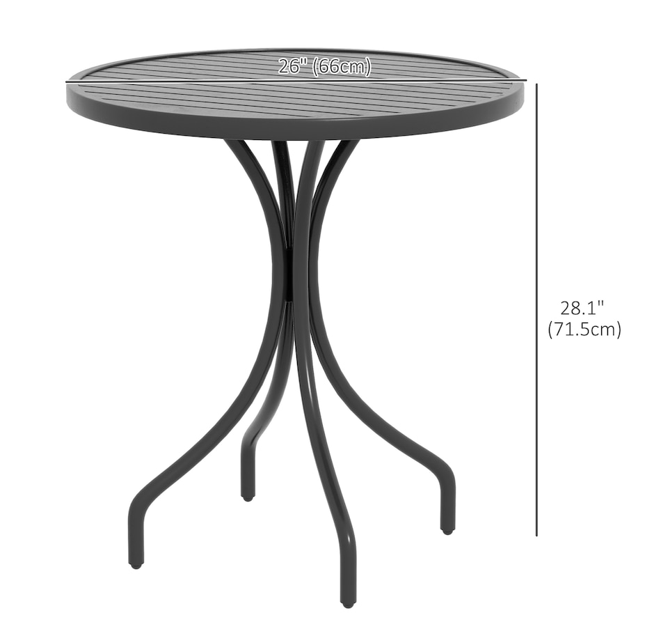 Image 964663_ALTMORE2.jpg, Product 964-663 / Price $89.99, Outsunny Outdoor Side Table from Outsunny on TSC.ca's Home & Garden department