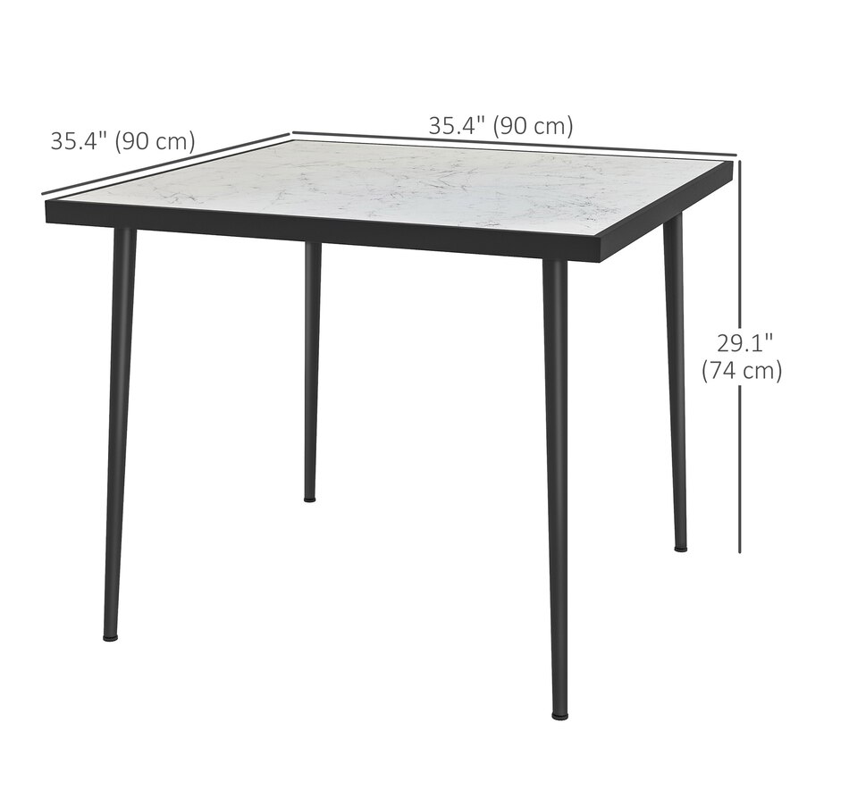 Image 964686_ALTMORE2.jpg, Product 964-686 / Price $114.99 - $119.99, Outsunny Outdoor Dining Table for 4 from Outsunny on TSC.ca's Home & Garden department
