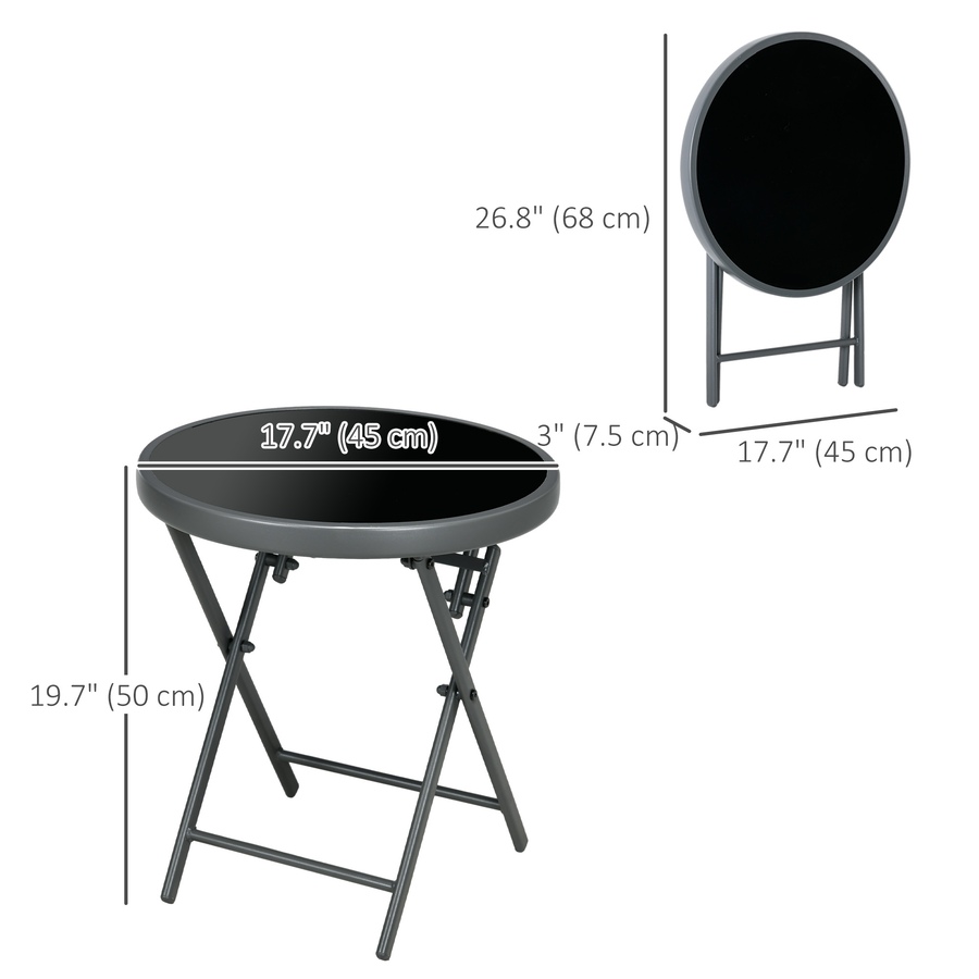 Image 964688_ALTMORE10.jpg, Product 964-688 / Price $58.99, Outsunny 18" Outdoor Round Folding Table from Outsunny on TSC.ca's Home & Garden department