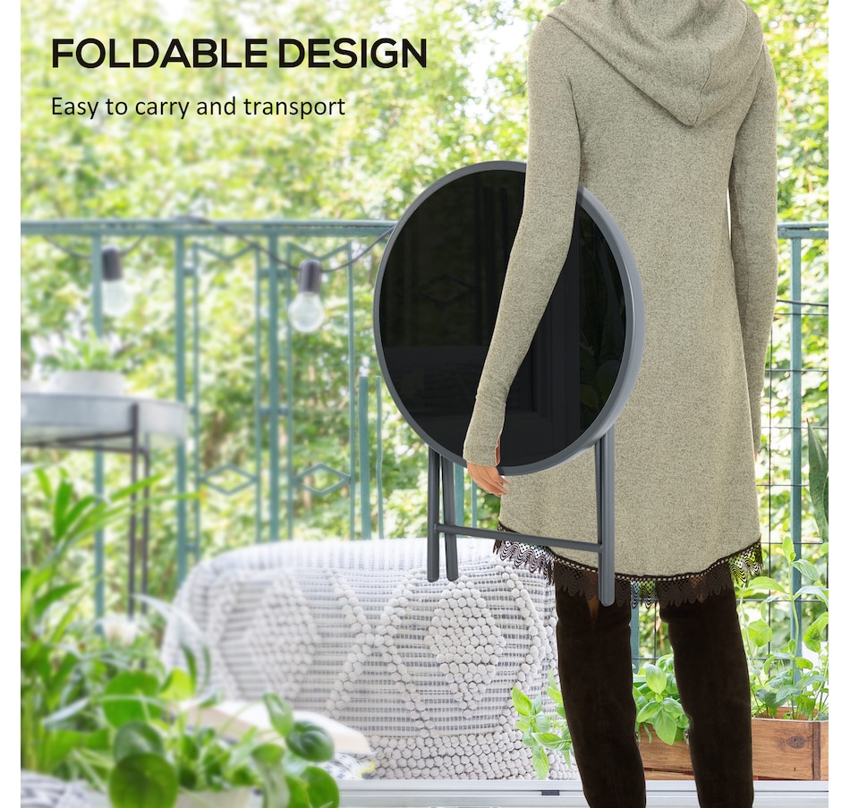 Image 964688_ALTMORE11.jpg, Product 964-688 / Price $51.99, Outsunny 18" Outdoor Round Folding Table from Outsunny on TSC.ca's Home & Garden department