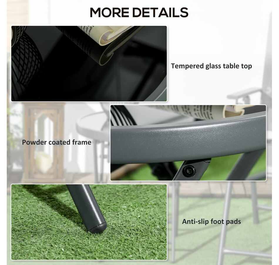 Image 964688_ALTMORE14.jpg, Product 964-688 / Price $51.99, Outsunny 18" Outdoor Round Folding Table from Outsunny on TSC.ca's Home & Garden department