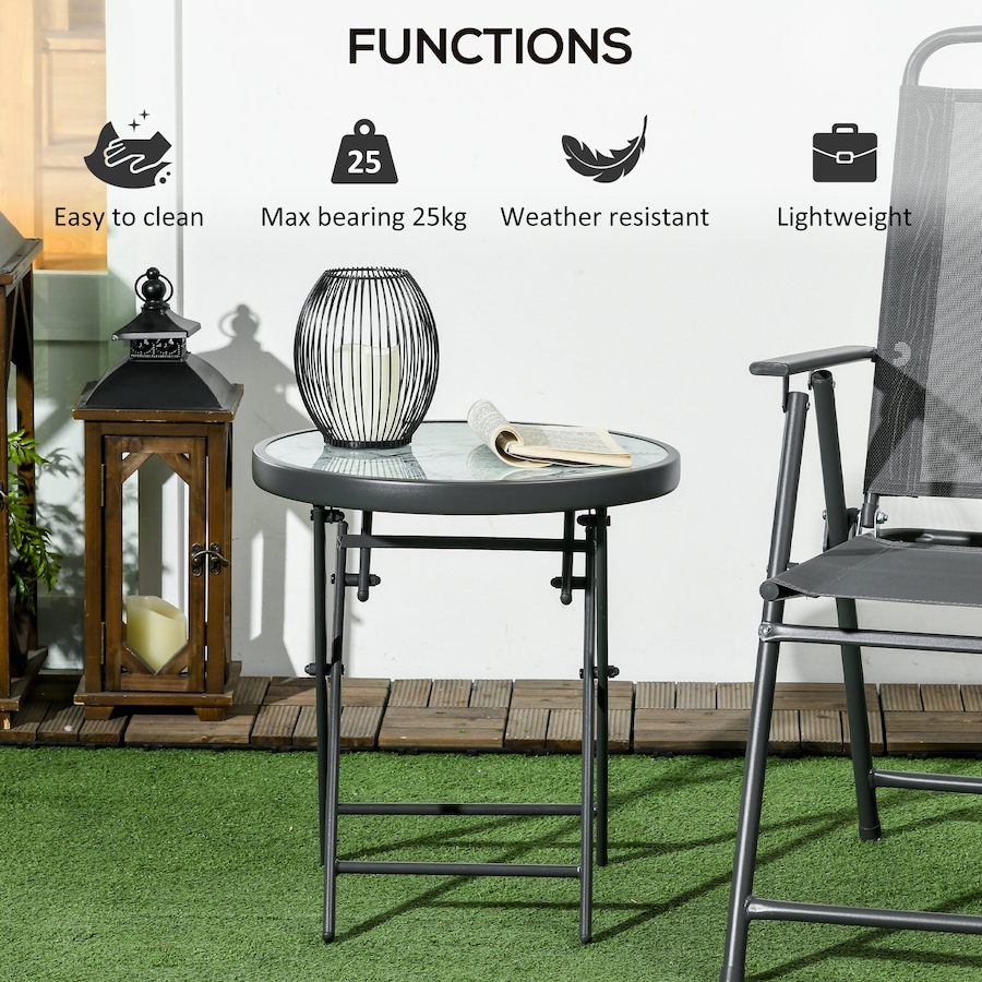 Image 964688_ALTMORE21.jpg, Product 964-688 / Price $58.99, Outsunny 18" Outdoor Round Folding Table from Outsunny on TSC.ca's Home & Garden department