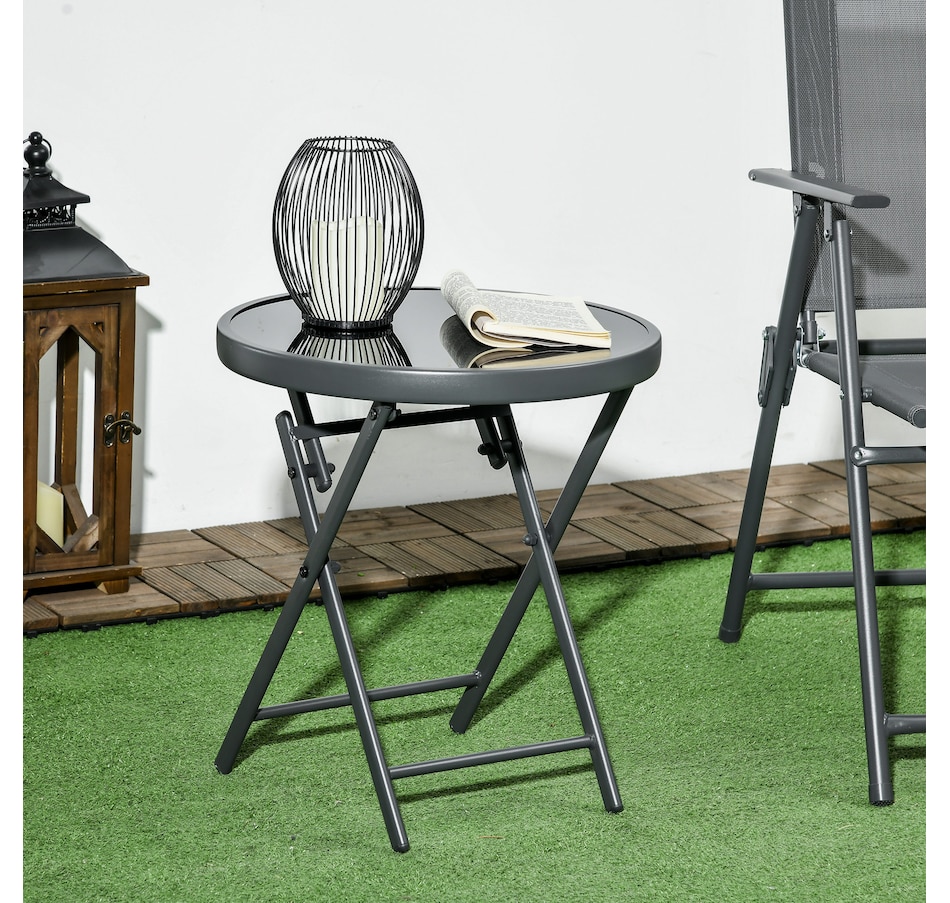 Image 964688_ALTMORE9.jpg, Product 964-688 / Price $51.99, Outsunny 18" Outdoor Round Folding Table from Outsunny on TSC.ca's Home & Garden department