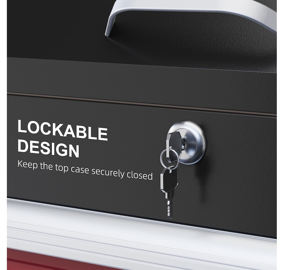 Image 964701_ALTMORE5.jpg, Product 964-701 / Price $189.99, HOMCOM Rolling Tool Cart 330 LBS Steel Utility Cart with Drawers Black from HOMCOM on TSC.ca's Home & Garden department