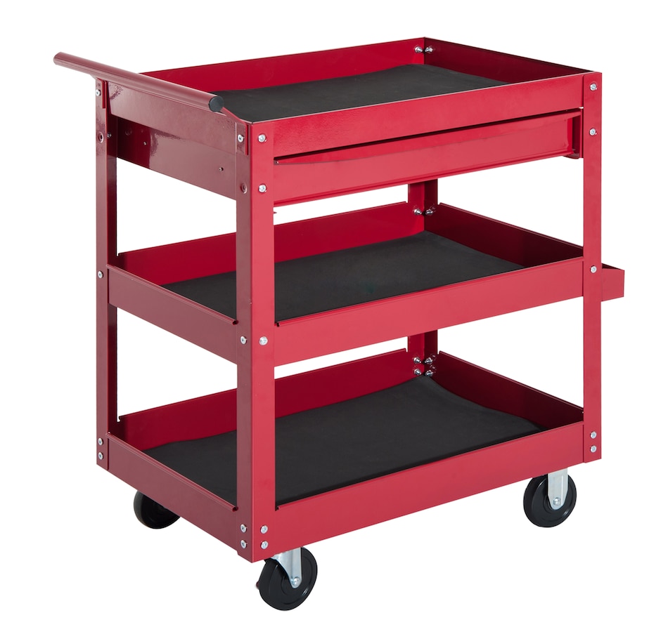 Image 964712.jpg, Product 964-712 / Price $154.99, HOMCOM 3 Tray Rolling Tool Cart With Drawer from HOMCOM on TSC.ca's Home & Garden department