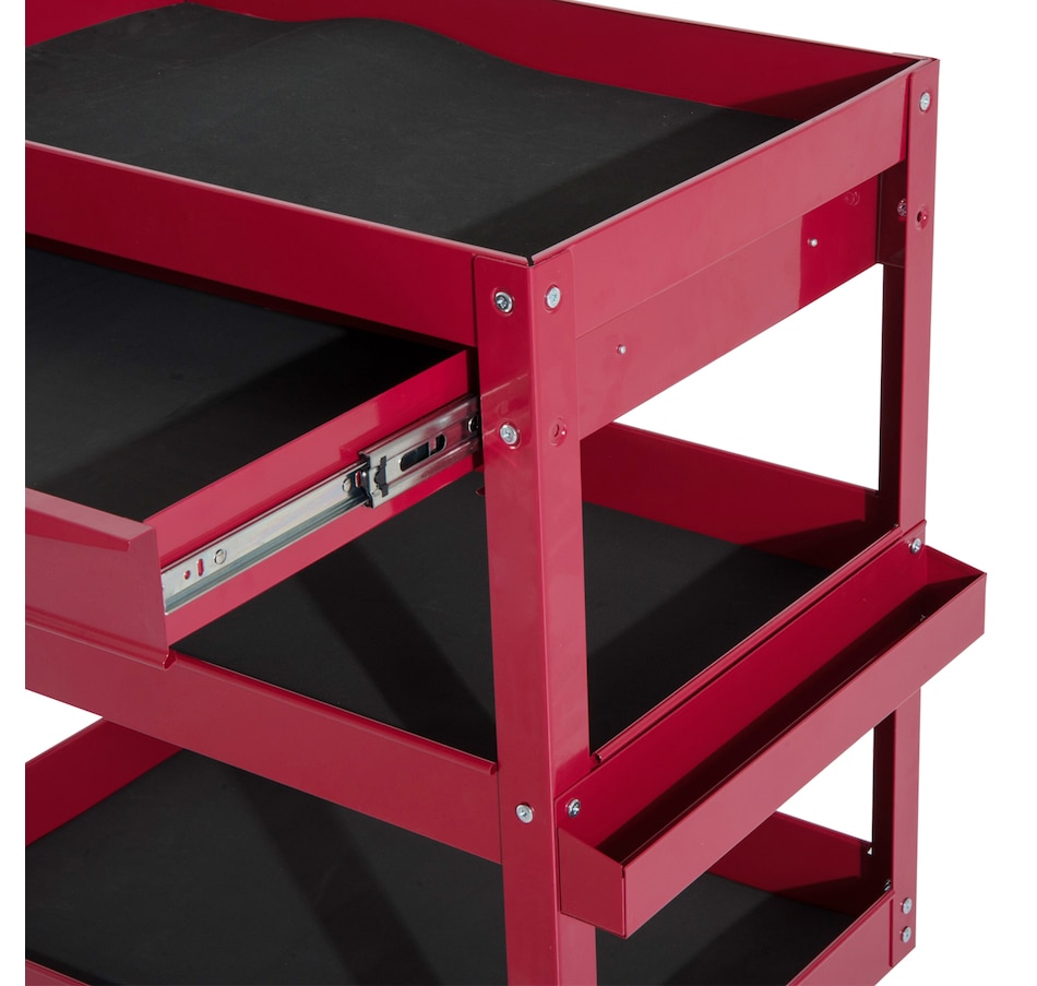 Image 964712_ALTMORE8.jpg, Product 964-712 / Price $154.99, HOMCOM 3 Tray Rolling Tool Cart With Drawer from HOMCOM on TSC.ca's Home & Garden department