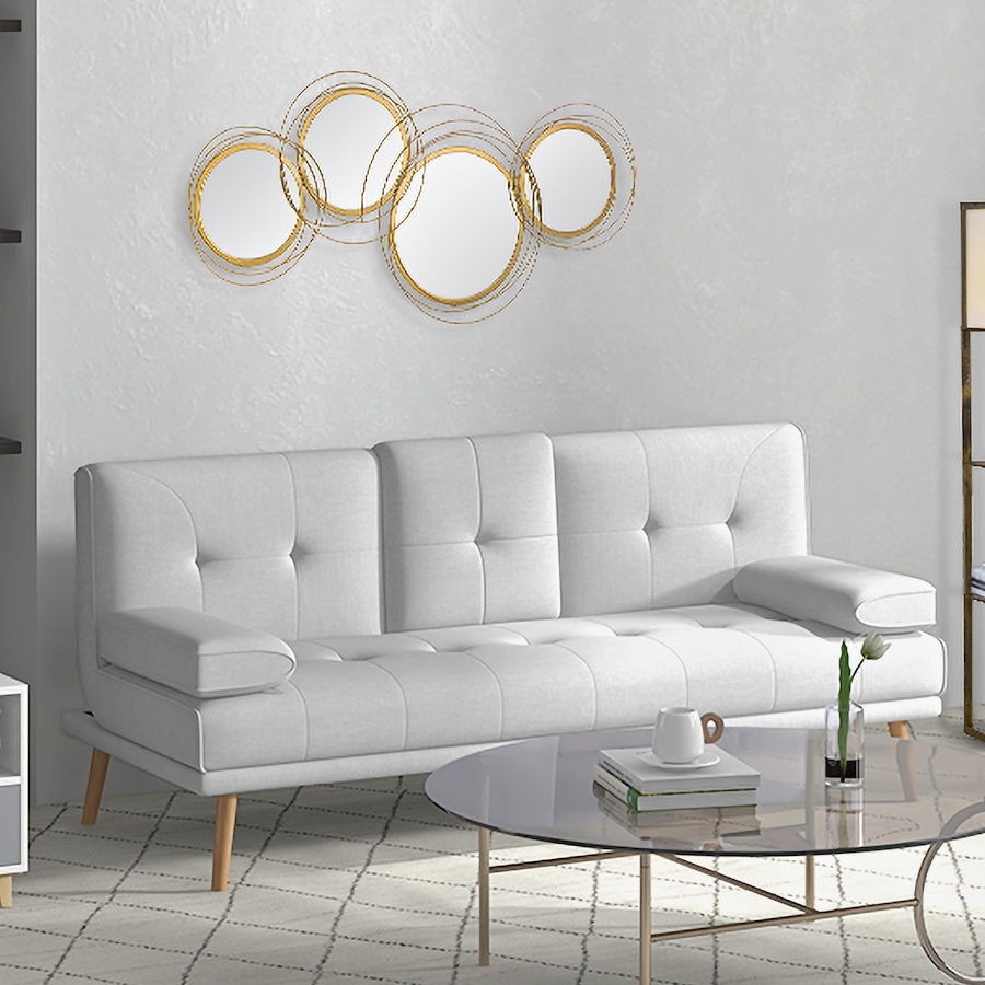 Image 964728_ALTMORE8.jpg, Product 964-728 / Price $92.99, HOMCOM Metal Wall Art Mirror Decor Modern Wall Sculpture, Gold from HOMCOM on TSC.ca's Home & Garden department