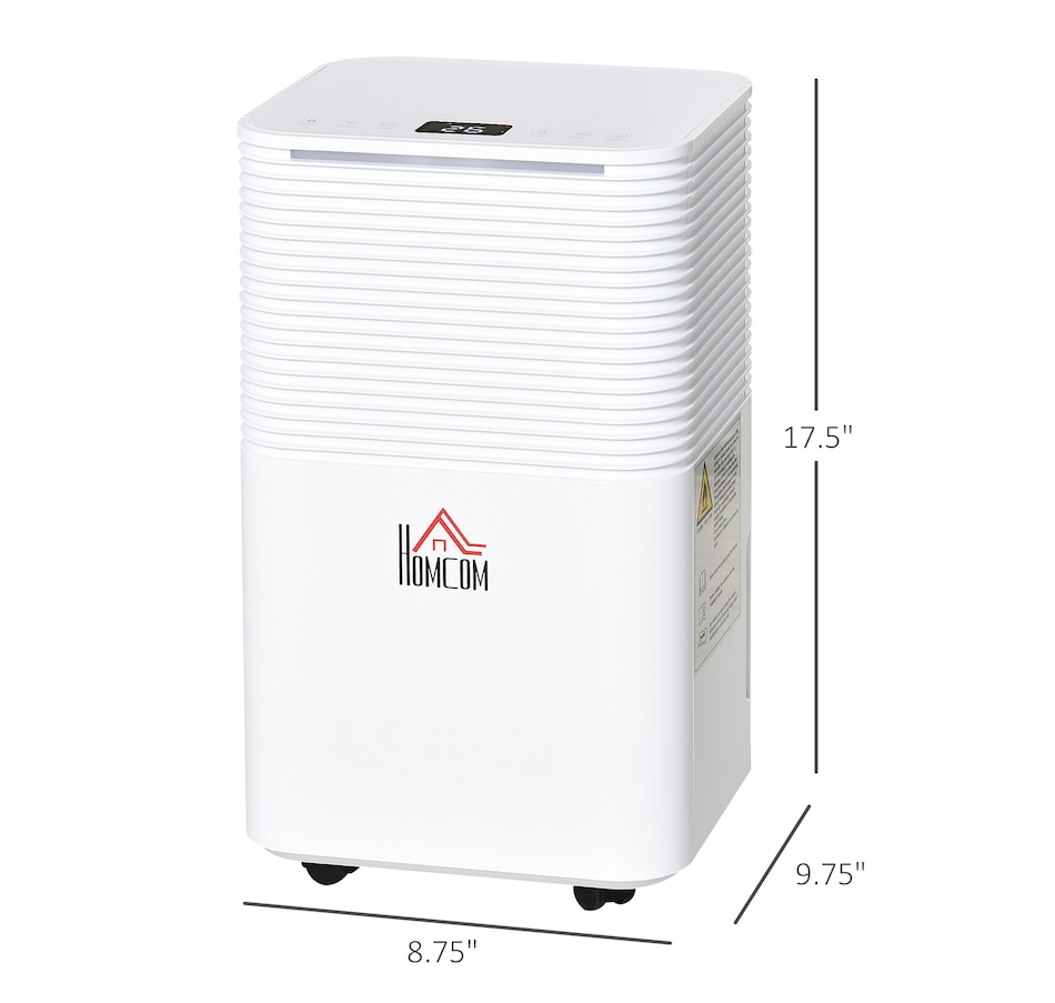Image 964731_ALTMORE2.jpg, Product 964-731 / Price $179.99, HOMCOM 1260 sq. Ft 21pt Portable Quiet Dehumidifier with 3 Modes, White from HOMCOM on TSC.ca's Kitchen department