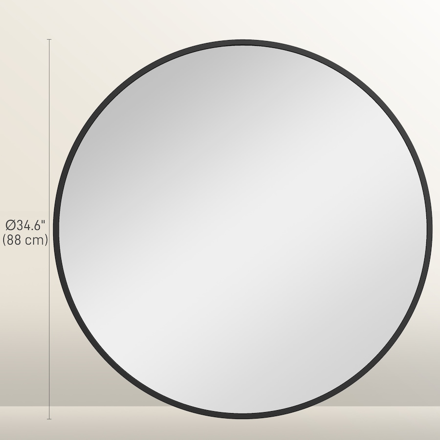 Image 964735_ALTMORE10.jpg, Product 964-735 / Price $64.99 - $134.99, HOMCOM Bathroom Mirror for Wall, Round Mirror for Living Room Bedroom from HOMCOM on TSC.ca's Home & Garden department