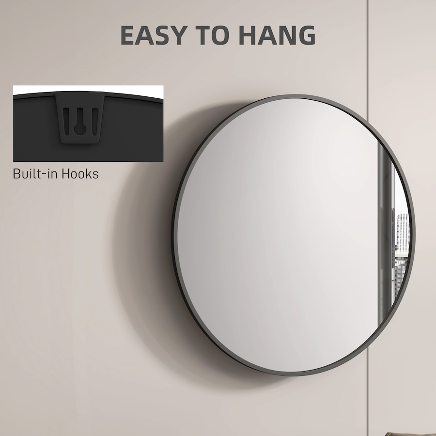Image 964735_ALTMORE12.jpg, Product 964-735 / Price $64.99 - $134.99, HOMCOM Bathroom Mirror for Wall, Round Mirror for Living Room Bedroom from HOMCOM on TSC.ca's Home & Garden department