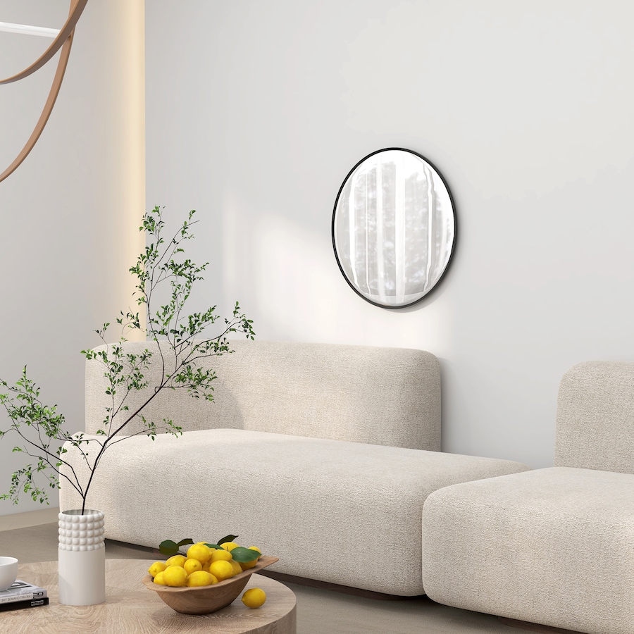 Image 964735_ALTMORE7.jpg, Product 964-735 / Price $64.99 - $134.99, HOMCOM Bathroom Mirror for Wall, Round Mirror for Living Room Bedroom from HOMCOM on TSC.ca's Home & Garden department