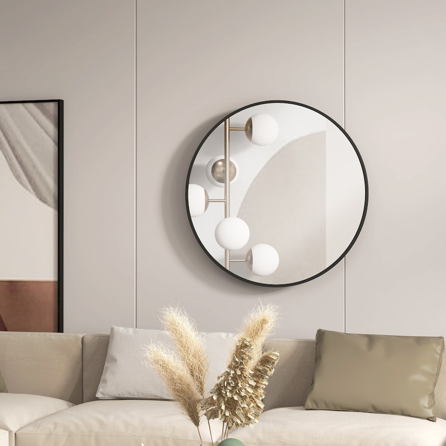 Image 964735_ALTMORE9.jpg, Product 964-735 / Price $64.99 - $134.99, HOMCOM Bathroom Mirror for Wall, Round Mirror for Living Room Bedroom from HOMCOM on TSC.ca's Home & Garden department