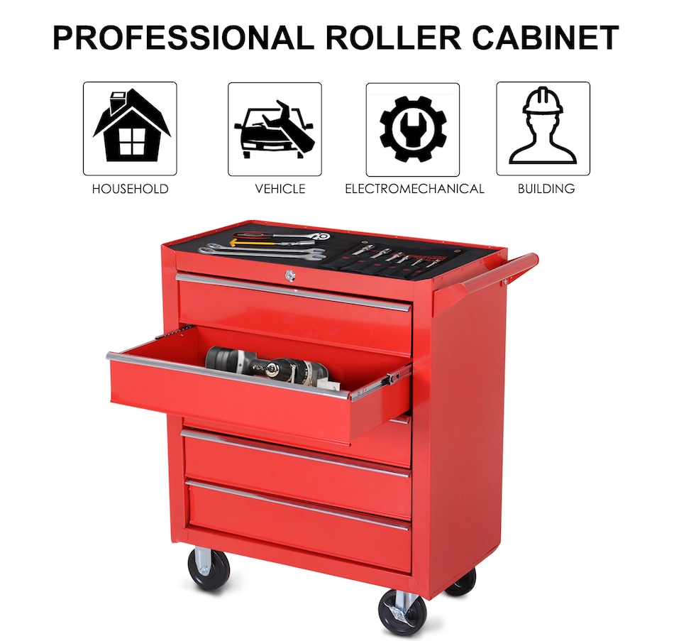 Image 964738_ALTMORE13.jpg, Product 964-738 / Price $249.99, HOMCOM 5 Drawer Lockable Steel Tool Chest With Handle from HOMCOM on TSC.ca's Home & Garden department