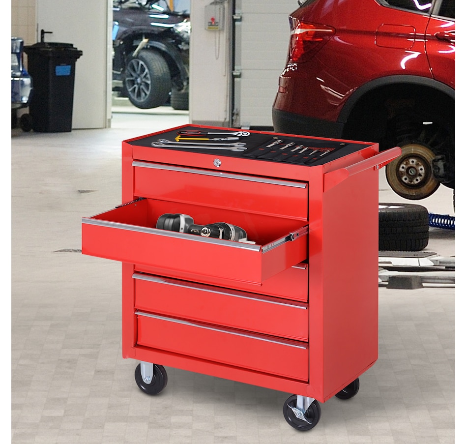 Image 964738_ALTMORE16.jpg, Product 964-738 / Price $249.99, HOMCOM 5 Drawer Lockable Steel Tool Chest With Handle from HOMCOM on TSC.ca's Home & Garden department