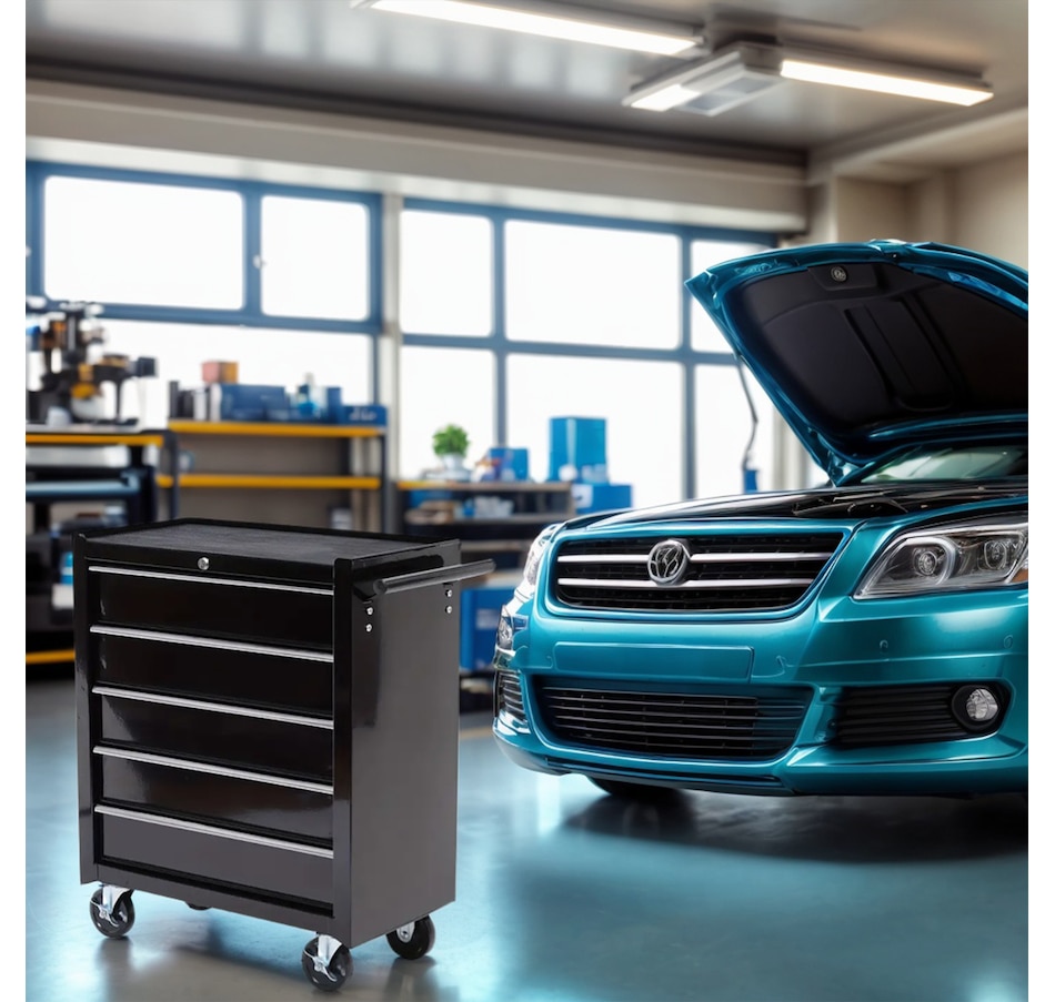 Image 964738_ALTMORE7.jpg, Product 964-738 / Price $249.99, HOMCOM 5 Drawer Lockable Steel Tool Chest With Handle from HOMCOM on TSC.ca's Home & Garden department