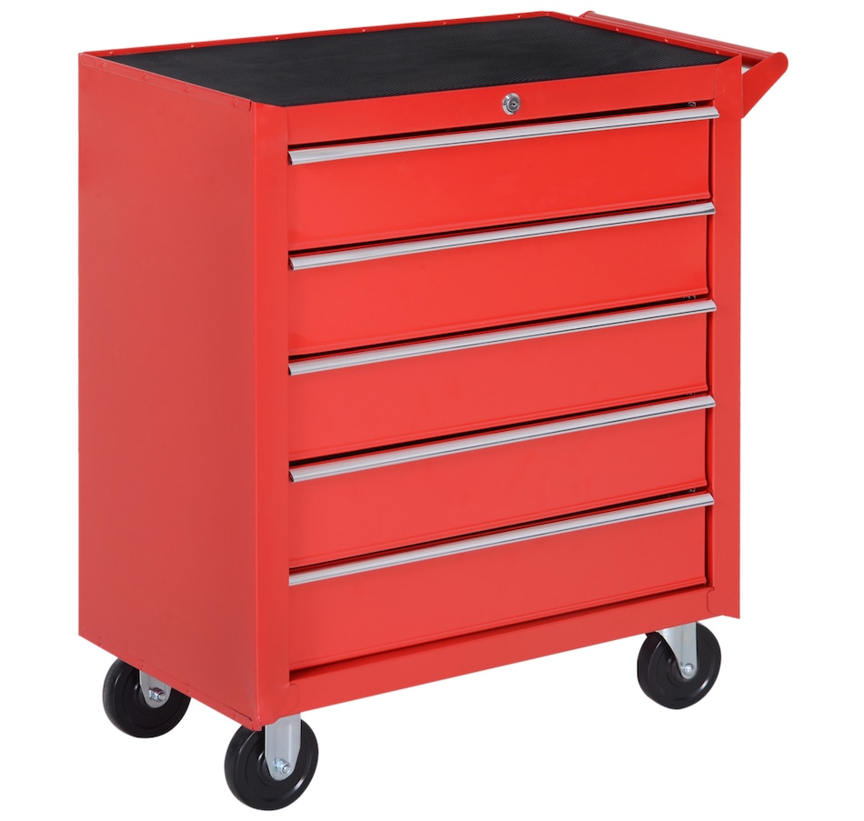 Image 964738_ST02.jpg, Product 964-738 / Price $249.99, HOMCOM 5 Drawer Lockable Steel Tool Chest With Handle from HOMCOM on TSC.ca's Home & Garden department