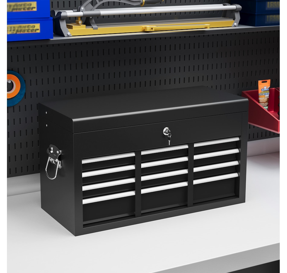 Image 964739_ALTMORE9.jpg, Product 964-739 / Price $137.99 - $139.99, HOMCOM 6 Drawer 24" Metal Tool Box with Top Case, Ball Bearing Slides from HOMCOM on TSC.ca's Home & Garden department