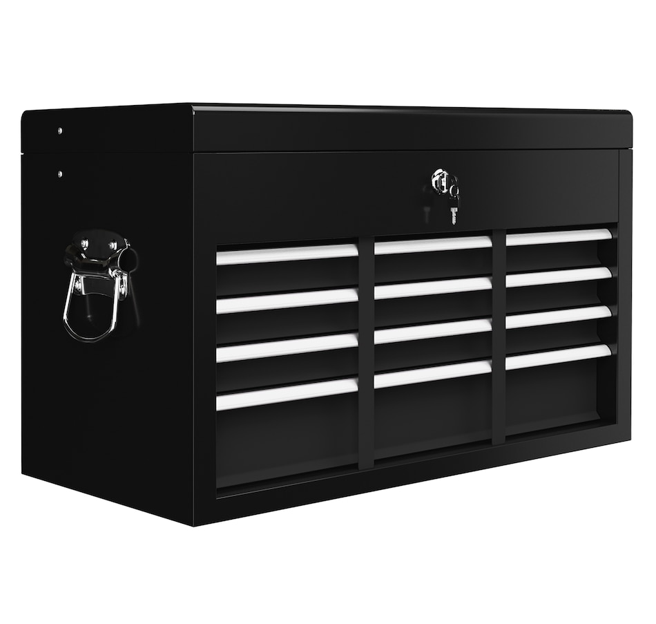 Image 964739_ST02.jpg, Product 964-739 / Price $137.99 - $139.99, HOMCOM 6 Drawer 24" Metal Tool Box with Top Case, Ball Bearing Slides from HOMCOM on TSC.ca's Home & Garden department