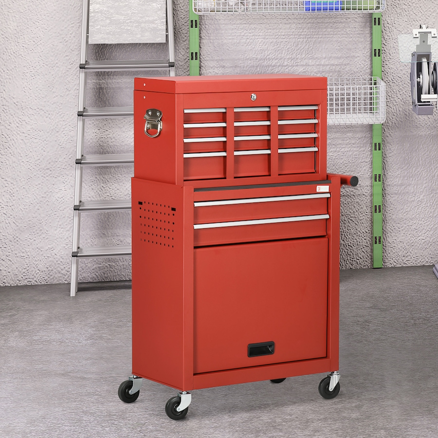 Image 964742_ALTMORE16.jpg, Product 964-742 / Price $239.99, DURHAND 6-Drawer Tool Chest Set on Wheels Lockable Rolling Tool Box Cabinet from DURHAND on TSC.ca's Home & Garden department