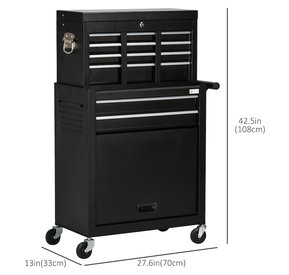 Image 964742_ALTMORE2.jpg, Product 964-742 / Price $219.99, DURHAND 6-Drawer Tool Chest Set on Wheels Lockable Rolling Tool Box Cabinet from DURHAND on TSC.ca's Home & Garden department