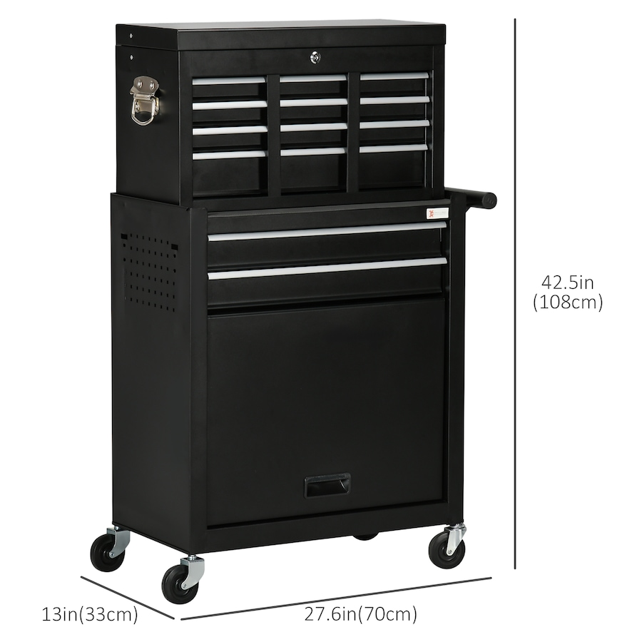 Image 964742_ALTMORE2.jpg, Product 964-742 / Price $239.99, DURHAND 6-Drawer Tool Chest Set on Wheels Lockable Rolling Tool Box Cabinet from DURHAND on TSC.ca's Home & Garden department