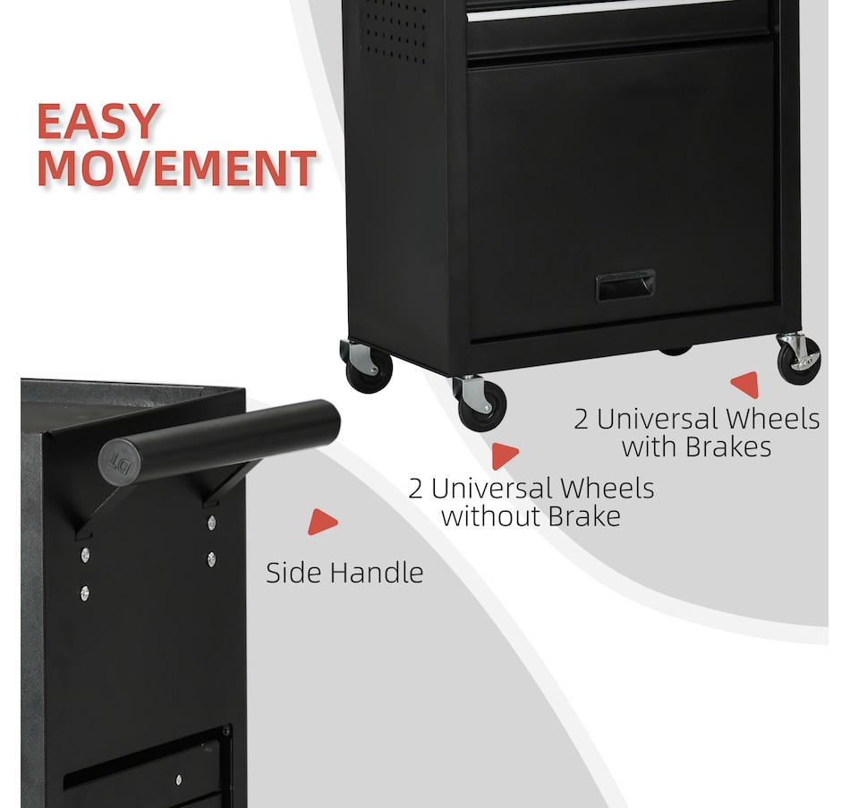 Image 964742_ALTMORE5.jpg, Product 964-742 / Price $219.99, DURHAND 6-Drawer Tool Chest Set on Wheels Lockable Rolling Tool Box Cabinet from DURHAND on TSC.ca's Home & Garden department