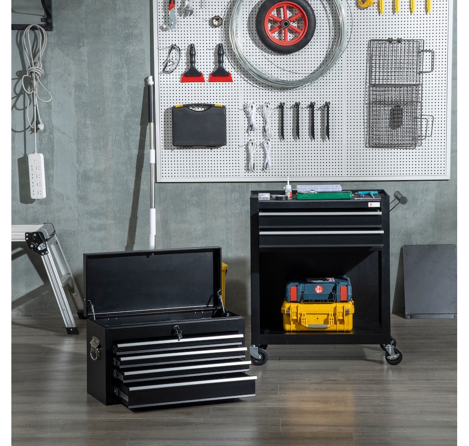 Image 964742_ALTMORE7.jpg, Product 964-742 / Price $219.99, DURHAND 6-Drawer Tool Chest Set on Wheels Lockable Rolling Tool Box Cabinet from DURHAND on TSC.ca's Home & Garden department
