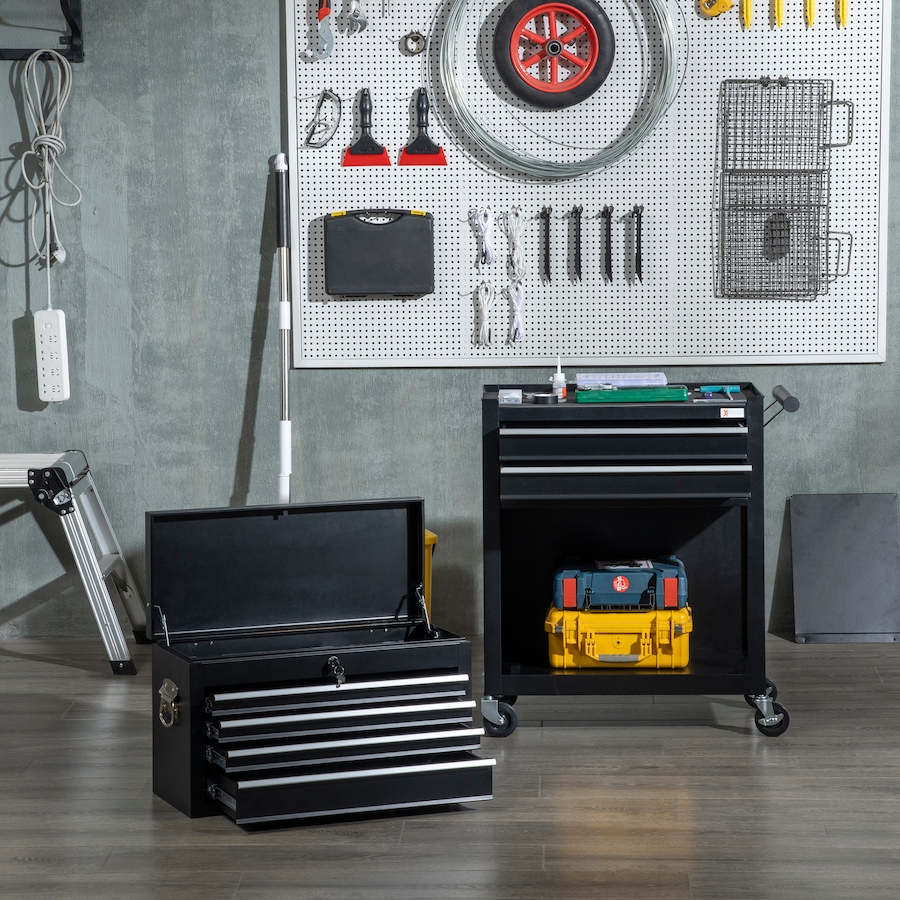 Image 964742_ALTMORE7.jpg, Product 964-742 / Price $239.99, DURHAND 6-Drawer Tool Chest Set on Wheels Lockable Rolling Tool Box Cabinet from DURHAND on TSC.ca's Home & Garden department