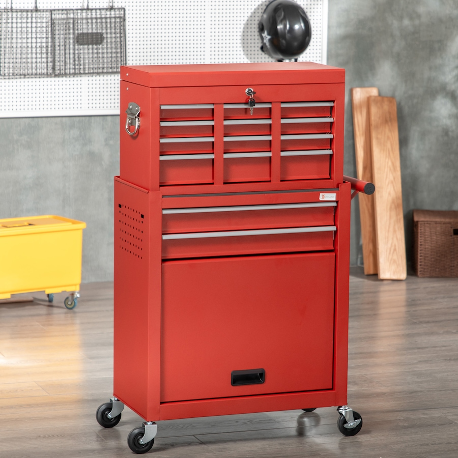 Image 964742_ALTMORE9.jpg, Product 964-742 / Price $239.99, DURHAND 6-Drawer Tool Chest Set on Wheels Lockable Rolling Tool Box Cabinet from DURHAND on TSC.ca's Home & Garden department