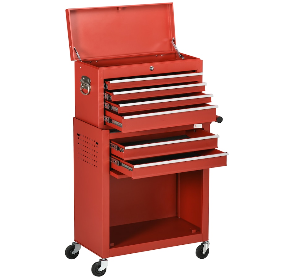 Image 964742_ST02.jpg, Product 964-742 / Price $219.99, DURHAND 6-Drawer Tool Chest Set on Wheels Lockable Rolling Tool Box Cabinet from DURHAND on TSC.ca's Home & Garden department