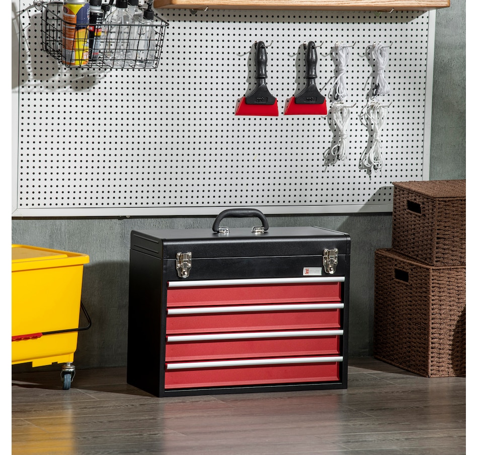 Image 964743_ALTMORE13.jpg, Product 964-743 / Price $59.99 - $104.99, DURHAND Metal Tool Box Portable Tool Chest Organizer with Drawers from DURHAND on TSC.ca's Home & Garden department