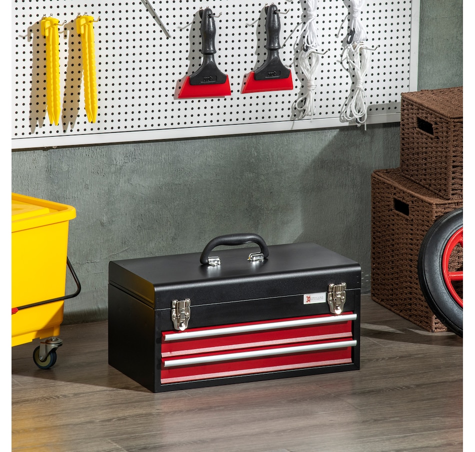 Image 964743_ALTMORE21.jpg, Product 964-743 / Price $59.99 - $104.99, DURHAND Metal Tool Box Portable Tool Chest Organizer with Drawers from DURHAND on TSC.ca's Home & Garden department