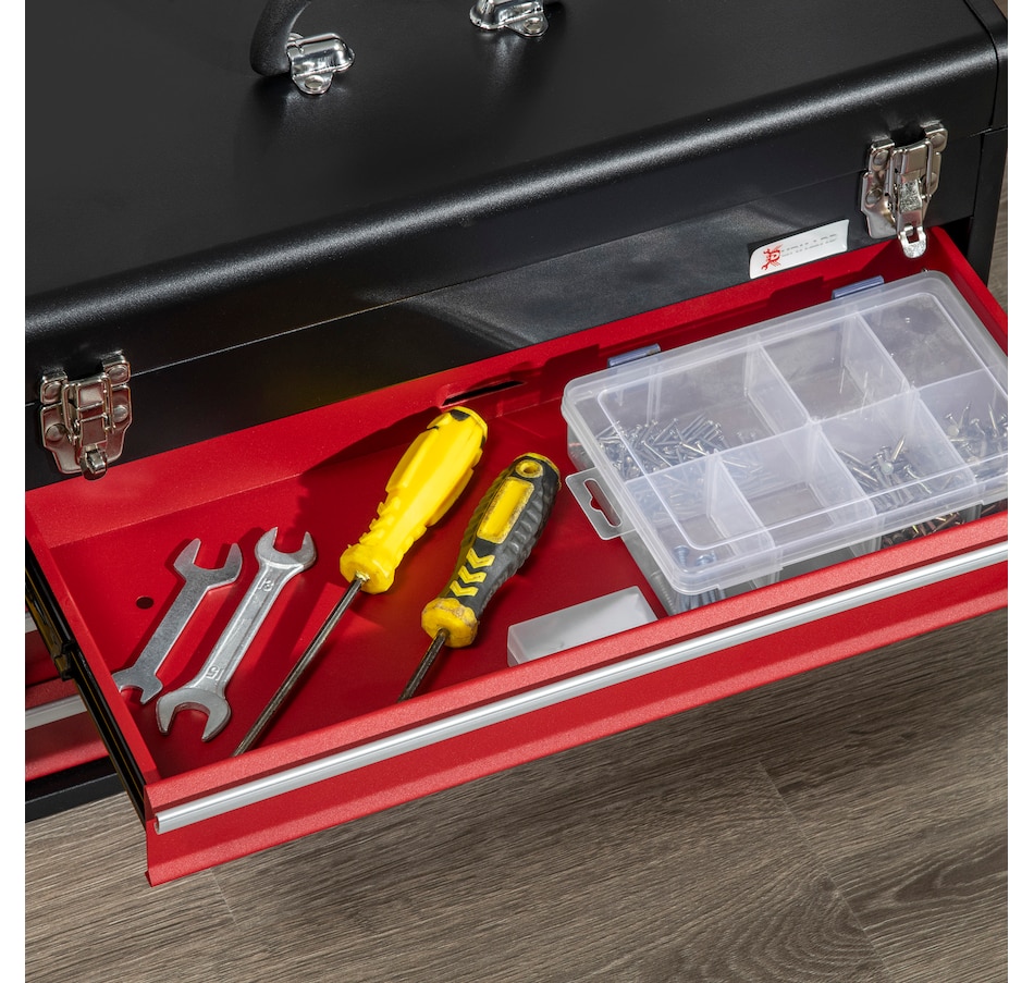 Image 964743_ALTMORE6.jpg, Product 964-743 / Price $59.99 - $104.99, DURHAND Metal Tool Box Portable Tool Chest Organizer with Drawers from DURHAND on TSC.ca's Home & Garden department