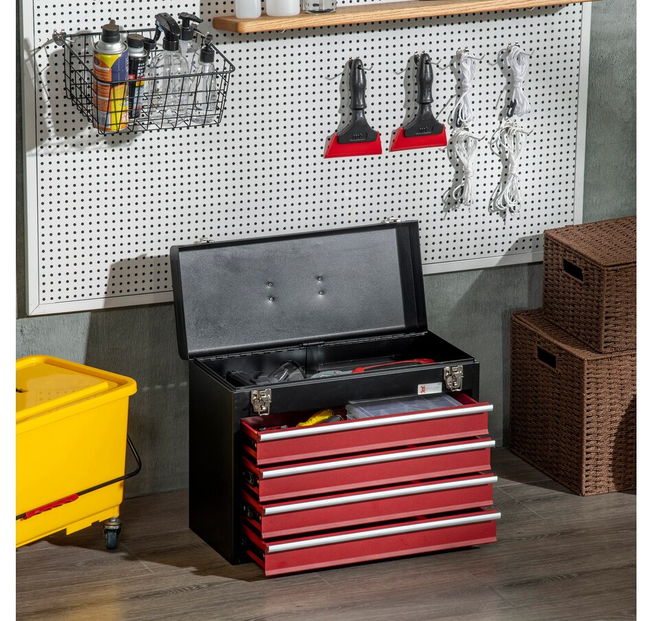 Image 964743_ALTMORE9.jpg, Product 964-743 / Price $59.99 - $104.99, DURHAND Metal Tool Box Portable Tool Chest Organizer with Drawers from DURHAND on TSC.ca's Home & Garden department
