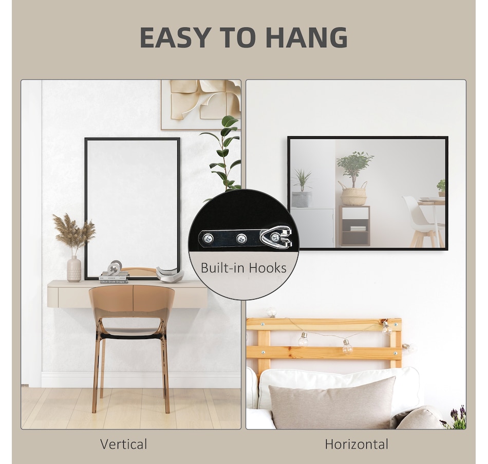 Image 964746_ALTMORE12.jpg, Product 964-746 / Price $61.99, HOMCOM Wall Bathroom Mirror for Home Decor, Vanity Mirror from HOMCOM on TSC.ca's Home & Garden department