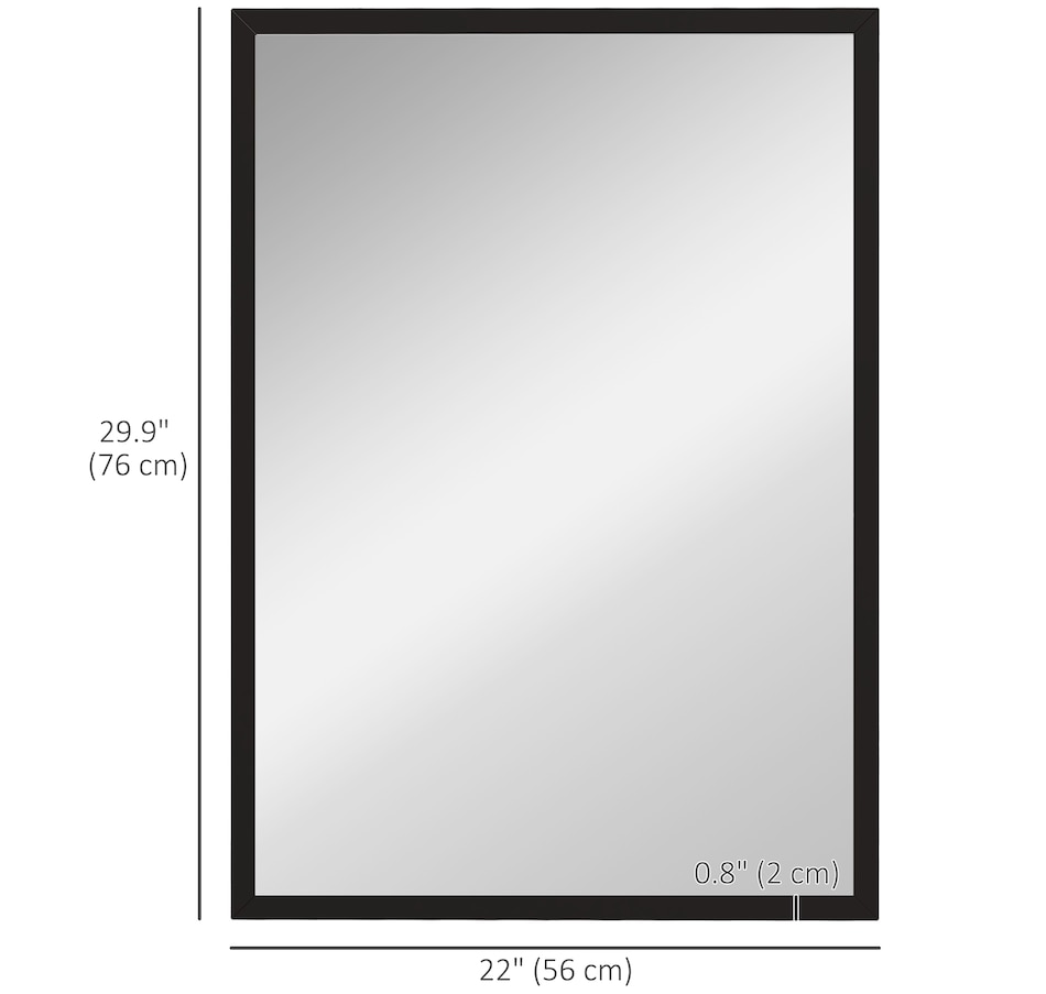 Image 964746_ALTMORE2.jpg, Product 964-746 / Price $61.99, HOMCOM Wall Bathroom Mirror for Home Decor, Vanity Mirror from HOMCOM on TSC.ca's Home & Garden department