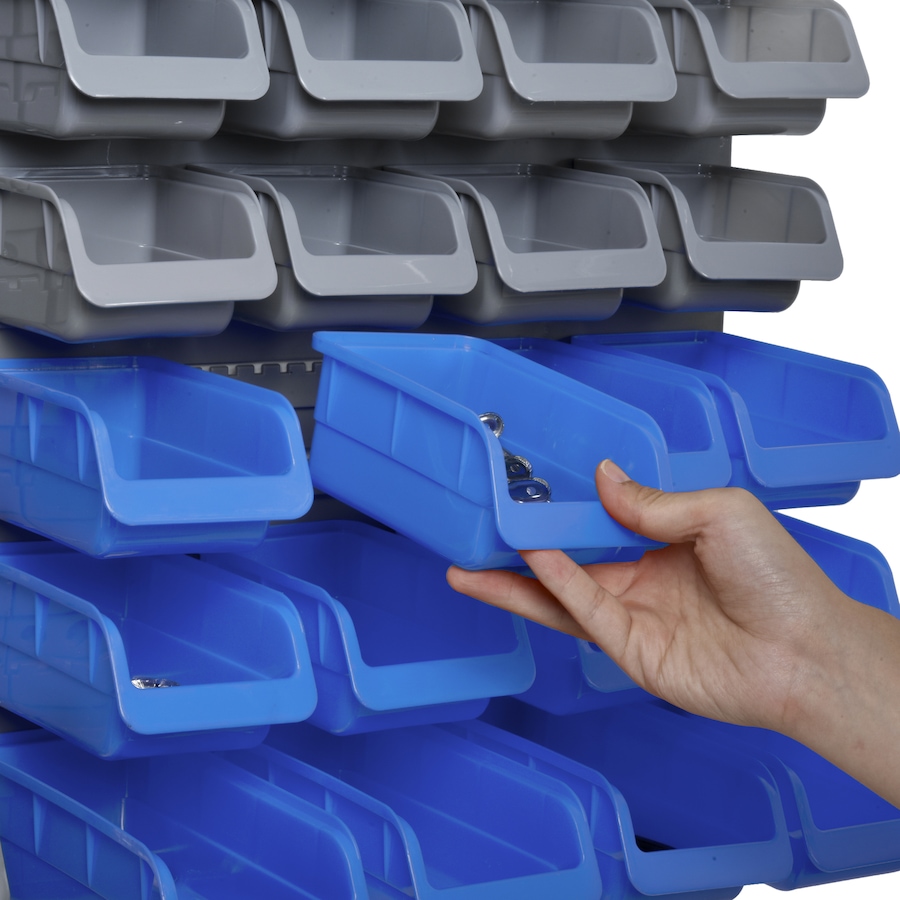 Image 964747_ALTMORE24.jpg, Product 964-747 / Price $51.49, DURHAND 44PC Wall Mounted Storage Bins Parts Rack Kit with Pegboard Orange from DURHAND on TSC.ca's Home & Garden department