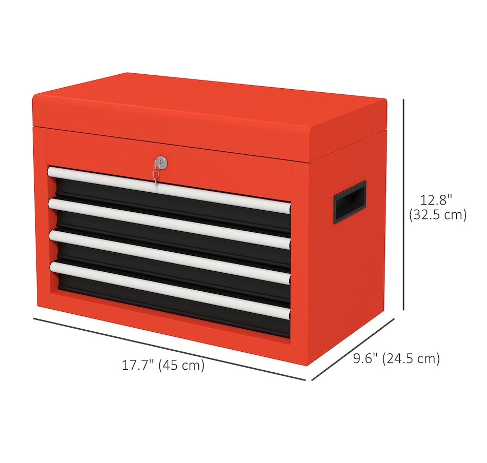 Image 964750_ALTMORE2.jpg, Product 964-750 / Price $99.99, DURHAND 4-Drawer Tool Box Lockable Steel Tool Chest with Latch and Keys from DURHAND on TSC.ca's Home & Garden department