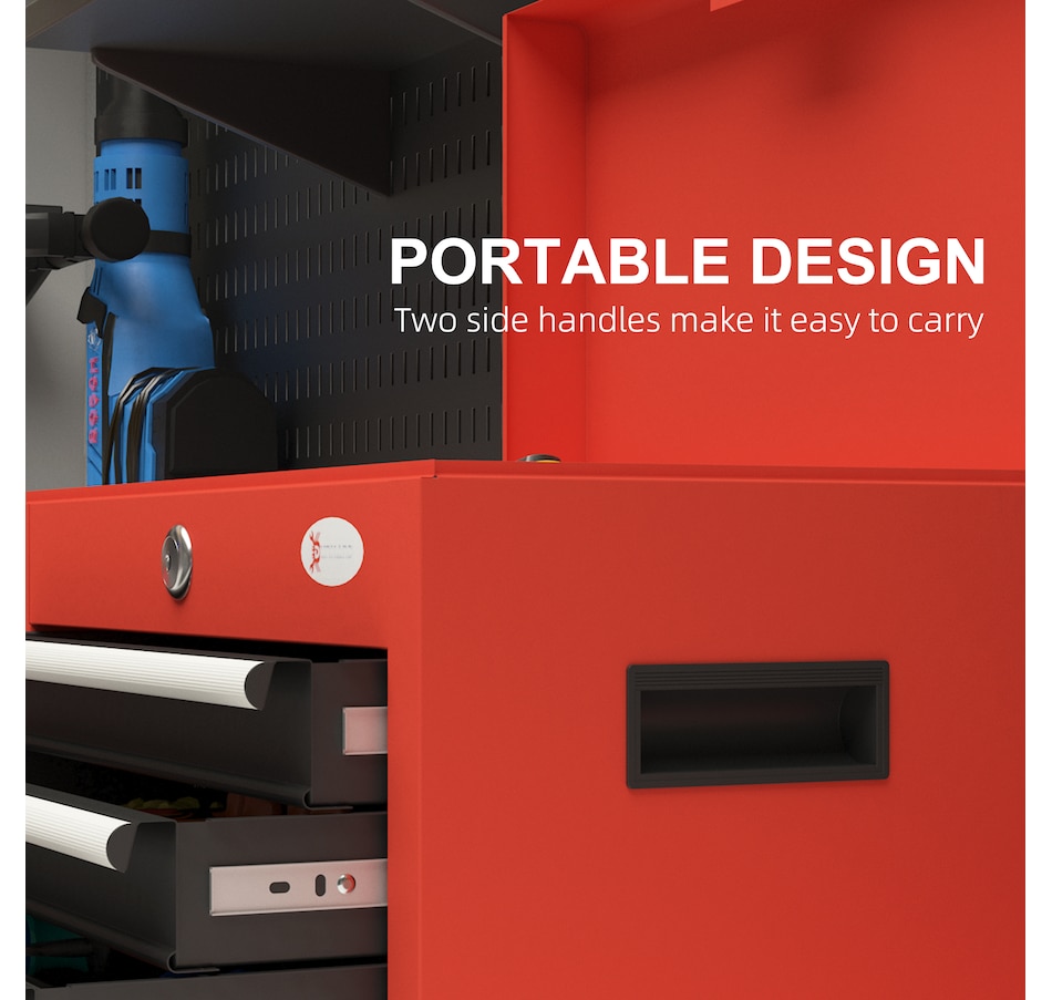 Image 964750_ALTMORE6.jpg, Product 964-750 / Price $99.99, DURHAND 4-Drawer Tool Box Lockable Steel Tool Chest with Latch and Keys from DURHAND on TSC.ca's Home & Garden department