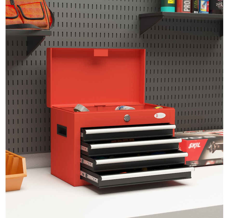 Image 964750_ALTMORE8.jpg, Product 964-750 / Price $99.99, DURHAND 4-Drawer Tool Box Lockable Steel Tool Chest with Latch and Keys from DURHAND on TSC.ca's Home & Garden department
