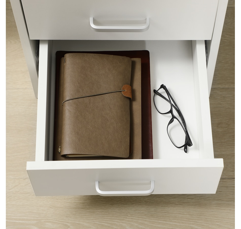 Image 964757_ALTMORE6.jpg, Product 964-757 / Price $219.99, Vinsetto Computer Desk with Lockable Drawer and Open Compartment, White from Vinsetto on TSC.ca's Home & Garden department