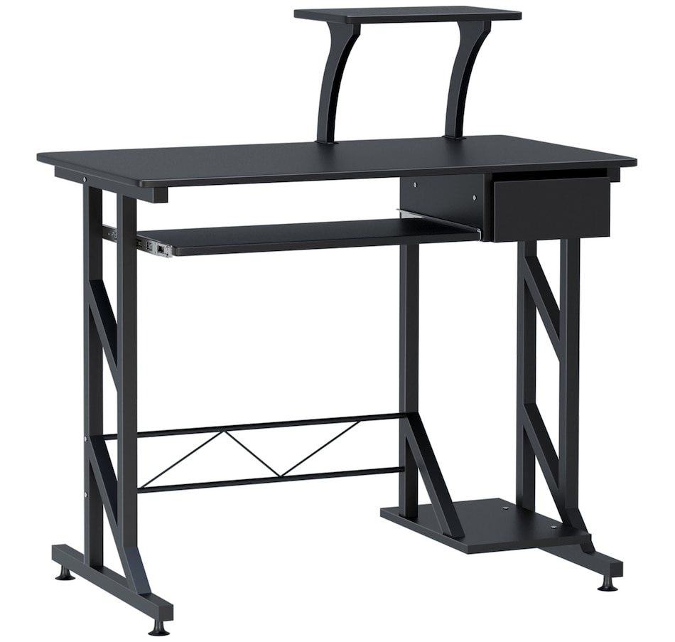 Image 964762.jpg, Product 964-762 / Price $89.99, HOMCOM Computer Desk With Keyboard Tray & Cpu Stand from HOMCOM on TSC.ca's Home & Garden department