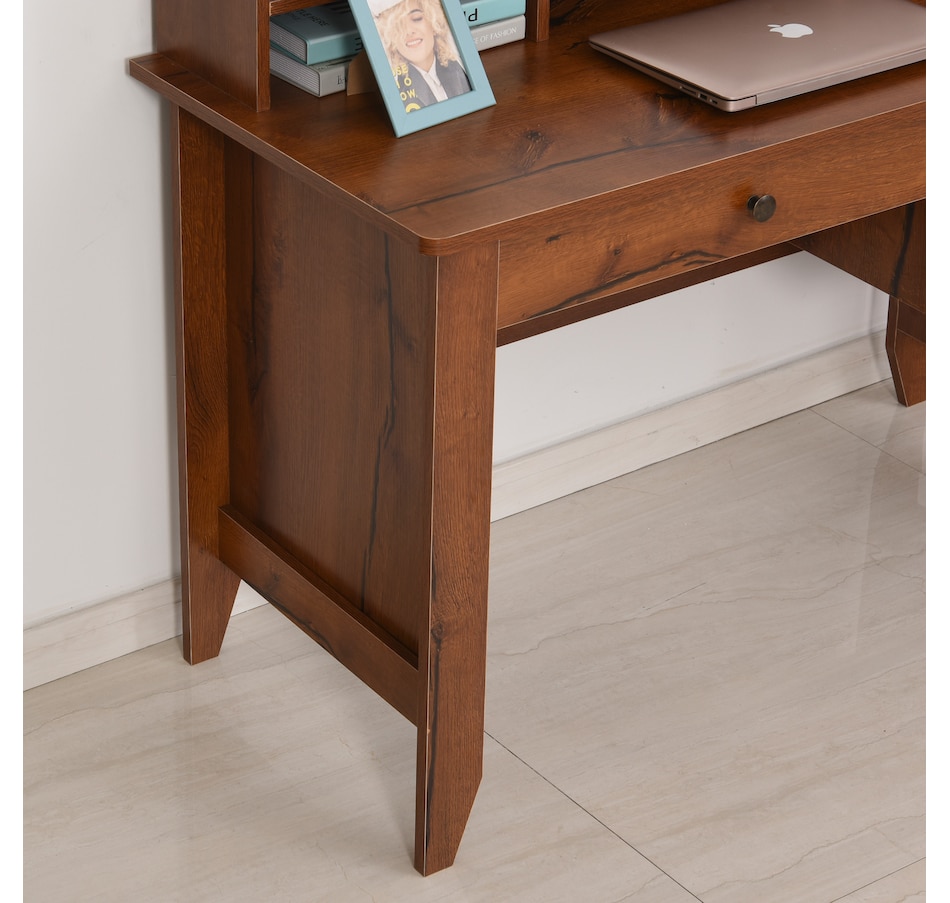 Image 964766_ALTMORE8.jpg, Product 964-766 / Price $194.99, HOMCOM 3-drawer Computer Desk With Hutch from HOMCOM on TSC.ca's Home & Garden department