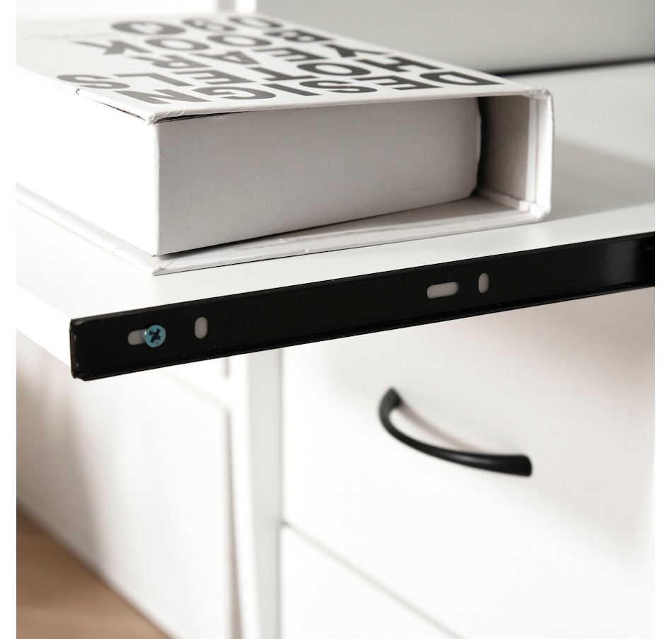 Image 964767_ALTMORE7.jpg, Product 964-767 / Price $194.99, HOMCOM Computer Desk, Writing Desk with Keyboard Tray, CPU Stand, Drawers from HOMCOM on TSC.ca's Home & Garden department