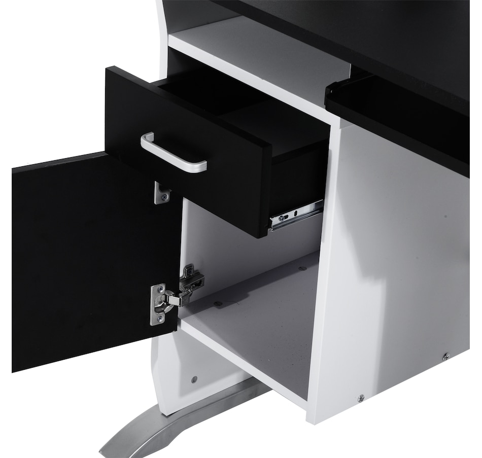 Image 964769_ALTMORE8.jpg, Product 964-769 / Price $129.99, HOMCOM Computer Desk With Keyboard Tray & Cpu Stand from HOMCOM on TSC.ca's Home & Garden department