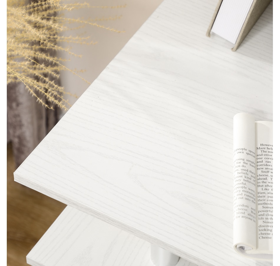 Image 964773_ALTMORE5.jpg, Product 964-773 / Price $199.99, HOMCOM 47" Computer Desk with Keyboard Tray and Storage Drawers White from HOMCOM on TSC.ca's Home & Garden department