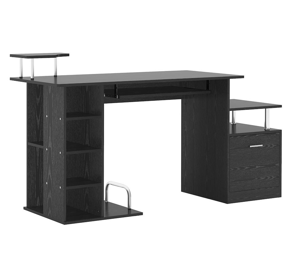 Image 964777.jpg, Product 964-777 / Price $154.99, HOMCOM Computer Desk With Keyboard Tray, Cpu Stand & Printer Stand from HOMCOM on TSC.ca's Home & Garden department