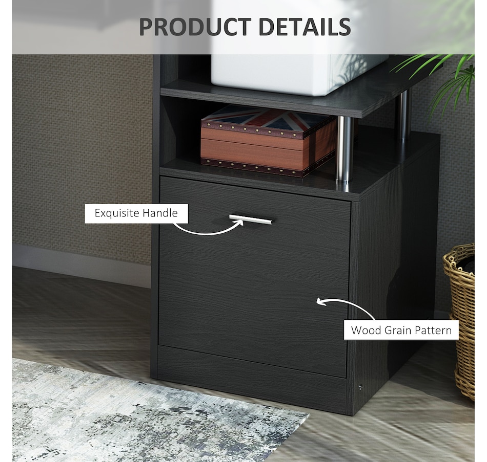 Image 964777_ALTMORE4.jpg, Product 964-777 / Price $154.99, HOMCOM Computer Desk With Keyboard Tray, Cpu Stand & Printer Stand from HOMCOM on TSC.ca's Home & Garden department