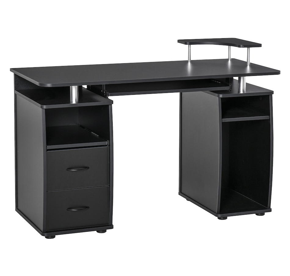 Image 964778.jpg, Product 964-778 / Price $194.99, HOMCOM Computer Desk With Keyboard Tray & Cpu Stand from HOMCOM on TSC.ca's Home & Garden department
